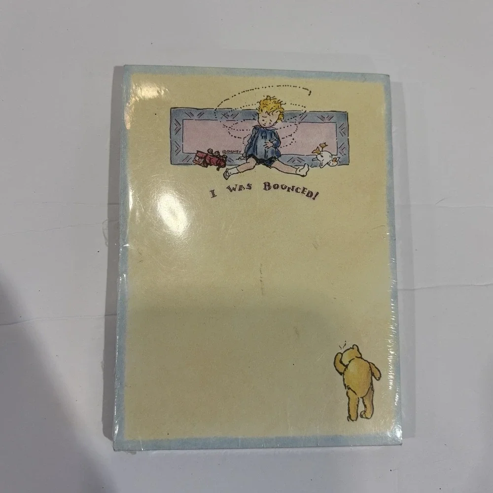 NEW Vintage (Sealed) Classic Winnie the Pooh Notepad WALT DISNEY CO Printed USA
